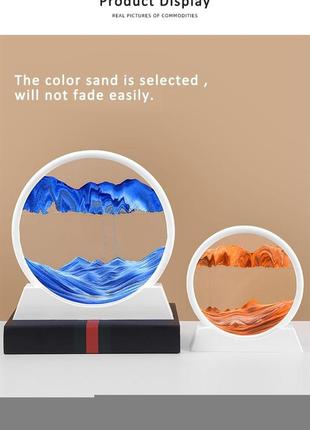 Linping 3d-пейзаж из морского песка, песчаная рамка, украшения для дома и офиса.2 фото