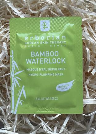 Бамбуковая увлажняющая маска erborian bamboo waterlock mask пробник 1,5 мл1 фото