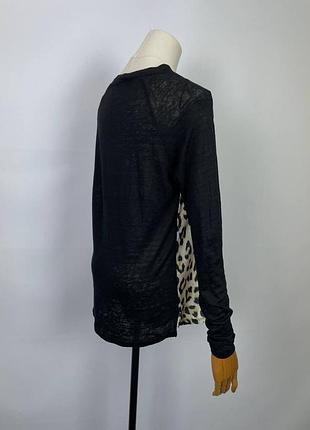 Лонгслив zara (лён) 3