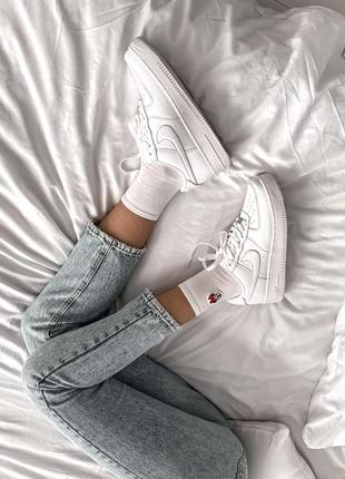 Кроссовки nike air force 1 low classic white кросівки10 фото