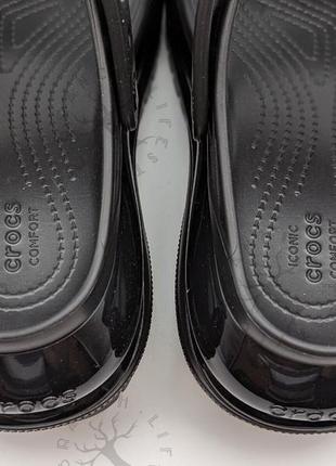 Крокс мега краш сандалі платформа чорні crocs mega crush sandal black5 фото