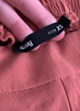 Брюки брюки летние палаццо розового цвета размер s sinsay6 фото