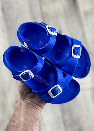 Birkenstock сандали 28 размер детские синие оригинал