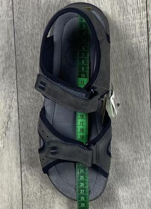 Foot flexx сандали 43 размер новые кожаные серые оригинал