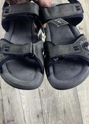 Foot flexx сандали 43 размер новые кожаные серые оригинал