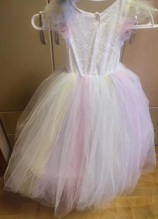 Шикарне платтячко принцеси єдиноріжки4 фото
