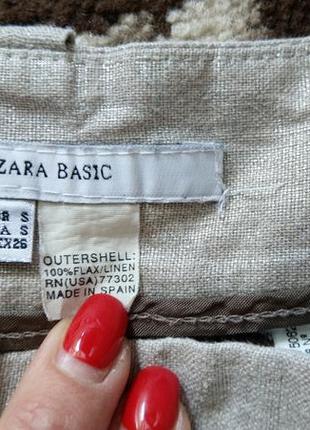 Красивые льняные шорты zara3 фото