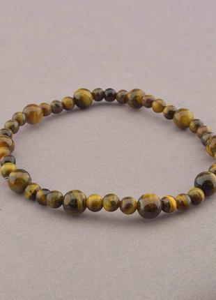 Оригинальный браслет с натуральным   тигровый глаз 18 см.