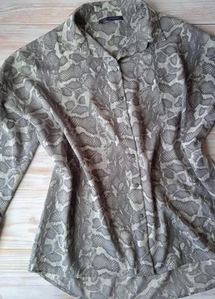 Блуза с принтом размер 60-623 фото