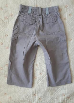 Летние нарядные льняные брюки на 2-3 года2 фото
