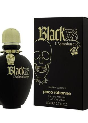 Жіночі парфуми paco rabanne black xs l'aphrodisiaque for her (пако рабан блек хс афродизіак фор хер) 80 ml/мл