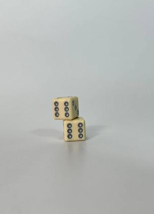 Кубики, кости, зары игральные для настольных игр (бивень мамонта), 10,5 мм, арт.8050002 фото