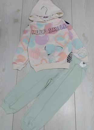 Костюм 💜🤍💛для девочки, худи + штаны