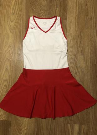 Nike fit dry red tennis dress