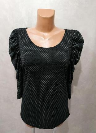 416.чудова оригінальна блузка з декором ультрамодного бренду з данії vila