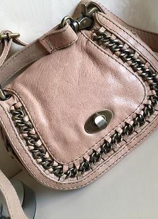 Кожаная сумка кросс-боди dad premiere итальялия стили fendi furla gucci coach