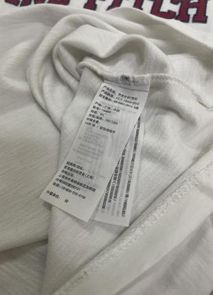 Белая футболка abercrombie and fitch с принтом на груди, аберкромби и фитч, принт, лого, логотип, летняя, светлая, стильная6 фото