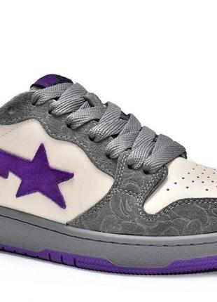 Чоловічі кросівки бейп - bape sk8 sta purple3 фото