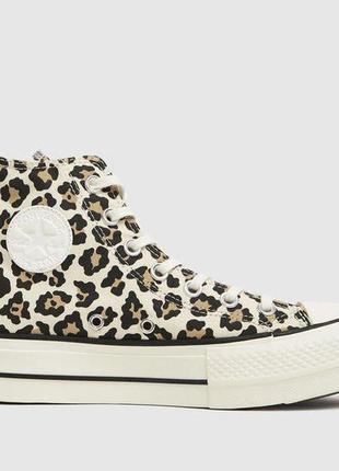 Женские кроссовки конверс - 142338c converse chuck taylor all star new hi leopard