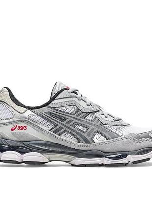 Чоловічі кросівки asics gel nyc white steel grey, кросівки чоловічі, асікс