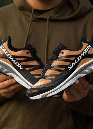 Кроссовки salomon xt-4 advanced brown black, мужские кроссовки, саломон7 фото