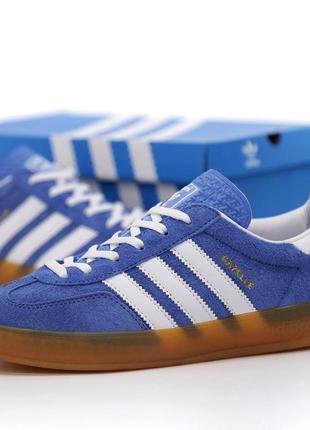 Кросівки adidas gazelle indoor blue, жіночі кросівки, чоловічі кросівки, адідас