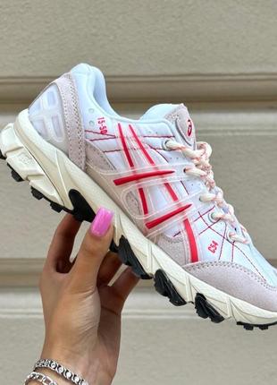 Женские беговые кроссовки асикс - asics gel-sonoma 15-50 airbag white cayenne6 фото