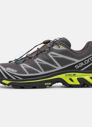 Кросівки salomon xt-6 black grey, чоловічі кросівки, саломон