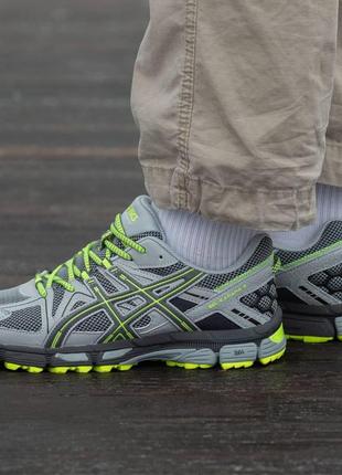 Кросівки asics gel-kahana 8 grey green, чоловічі кросівки, асікс5 фото