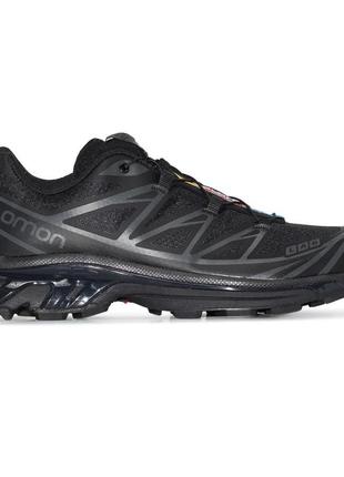 Кроссовки salomon xt-6 black lunar rock, мужские кроссовки, женские кроссовки, саломон