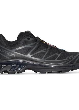 Кроссовки salomon xt-6 black lunar rock, мужские кроссовки, саломон