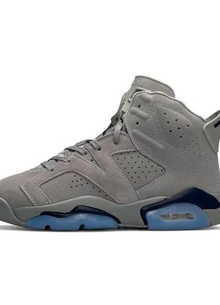 Кросівки nike air jordan retro 6 gray, чоловічі кросівки, найк джордан