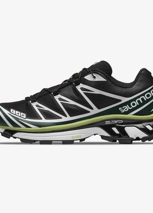 Кросівки salomon xt-6 black white, жіночі кросівки, чоловічі кросівки, саломон