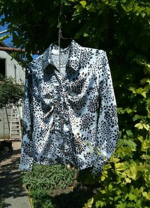 Атласная блузка