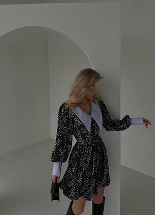 Жіноча сукня до коліна ❤️ стильна сукня на весну та літо ❤️ красива сукня з принтом ❤️