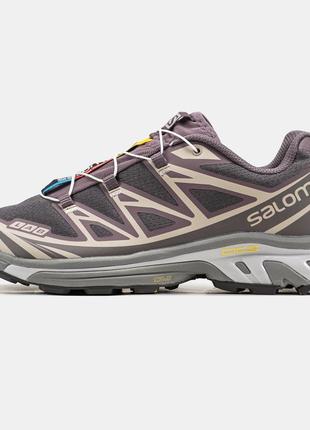 Кроссовки salomon xt-6 violet, женские кроссовки, мужские кроссовки, саломон