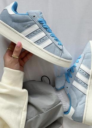 Кроссовки adidas campus blue, женские кроссовки, адидас кампус8 фото