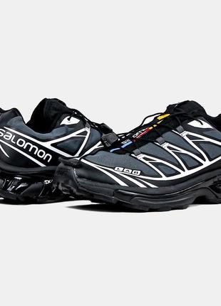 Кросівки salomon xt-6 grey black, чоловічі кросівки, саломон4 фото