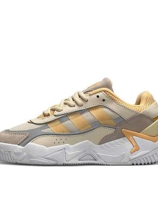 Кроссовки adidas originals niteball ll beige sand white, женские кроссовки, адидас