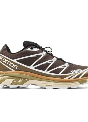 Кроссовки salomon xt-6 brown, мужские кроссовки, саломон