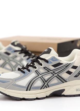 Кросівки asics gel venture 6 grey, чоловічі бігові кросівки, жіночі бігові кросівки асікс2 фото
