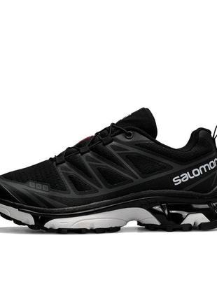 Кроссовки salomon xt-6 black white, мужские кроссовки, саломон