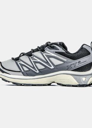 Кросівки salomon xt-6 dover grey black, жіночі кросівки, чоловічі кросівки, саломон2 фото