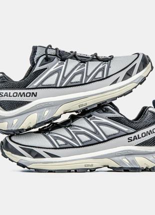 Кросівки salomon xt-6 dover grey black, жіночі кросівки, чоловічі кросівки, саломон3 фото