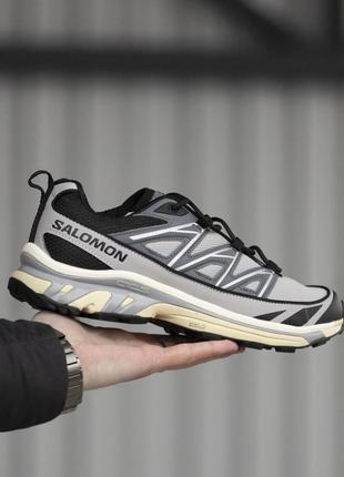Кросівки salomon xt-6 dover grey black, жіночі кросівки, чоловічі кросівки, саломон7 фото