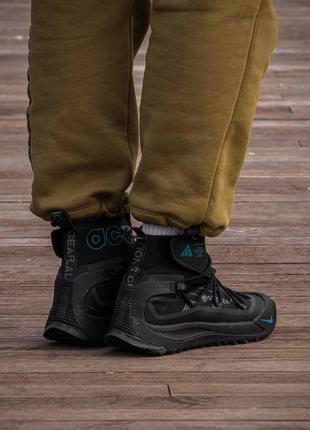 Кроссовки nike acg terra antarktik gore-tex black, мужские кроссовки, найк5 фото