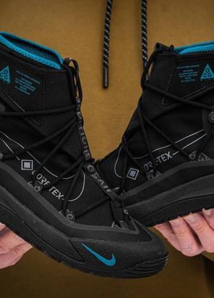 Кроссовки nike acg terra antarktik gore-tex black, мужские кроссовки, найк3 фото