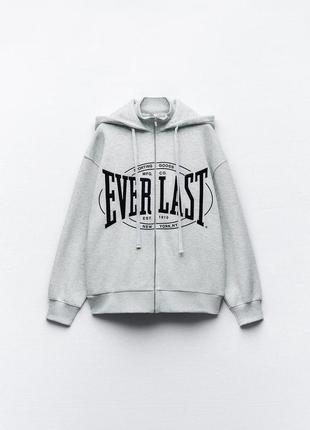 Худі обʼємного крою еверласт зара zara everlast1 фото