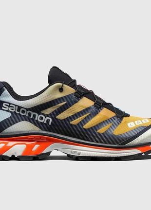 Кроссовки salomon xt-4 advanced kentucky blue red orange, мужские кроссовки, саломон