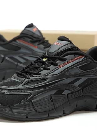 Кроссовки reebok zig kinetica 2.5 black, мужские кроссовки, рибок